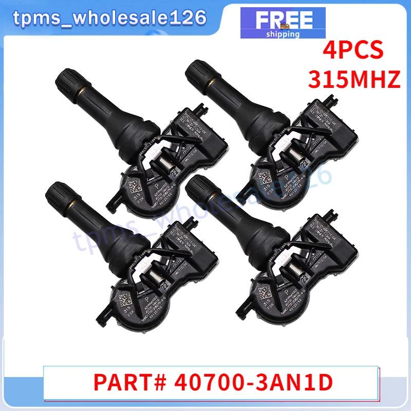 2018 2019 2020 ڵ Ÿ̾ з ͸ , ֻ Ʈ TPMS, 315MHZ Ÿ̾ , 407003AN1D, 40700-3AN1D, 4PCs/Ʈ